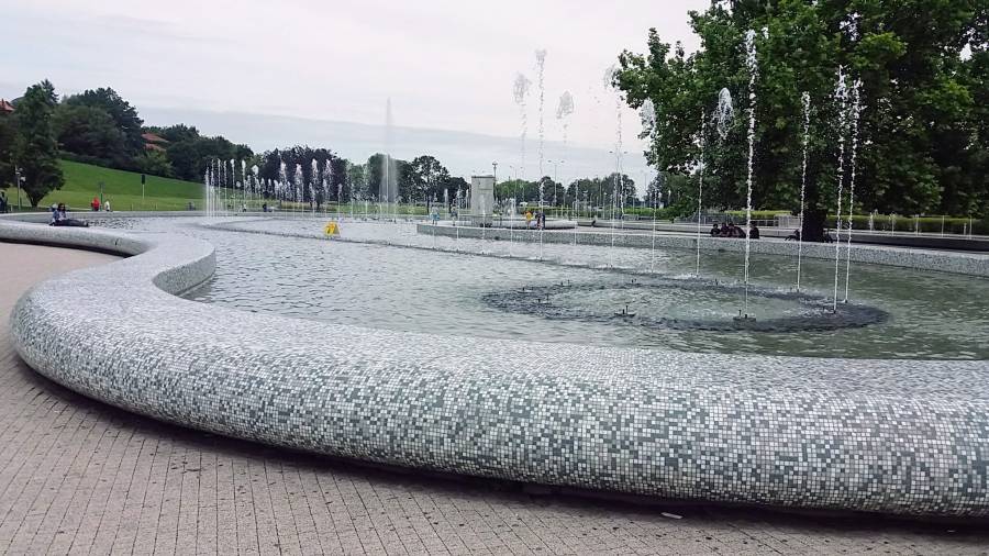 The Multimedia Fountain Park in Warsaw