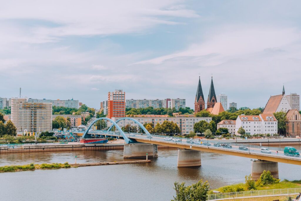 Viewpoint over Frankfurt